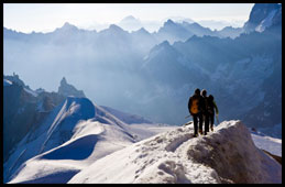View of Mont Blanc, Chamonix