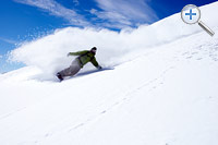 Snowboarding in Chamonix Mont-Blanc